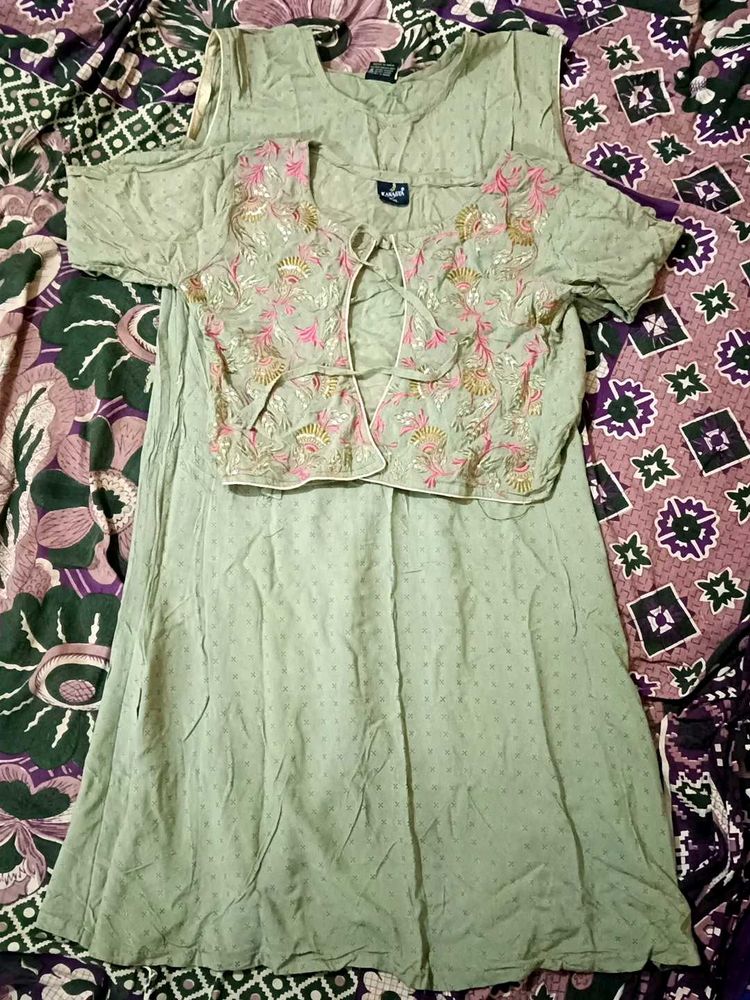 Embroidered Kurta Set