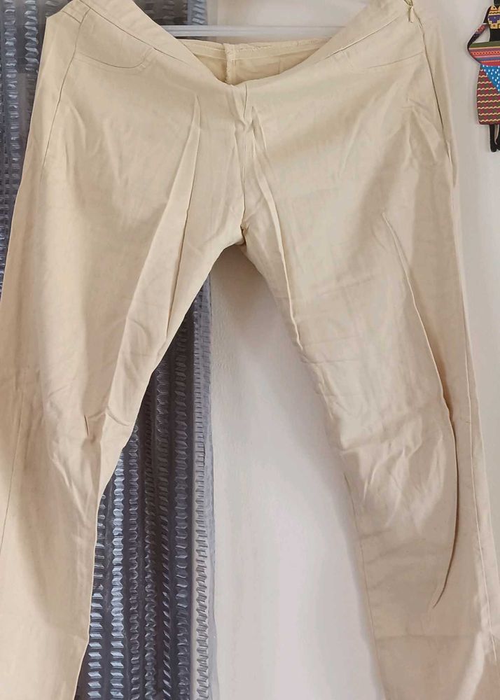 Butter Yellow Casual Pants- Made in korea