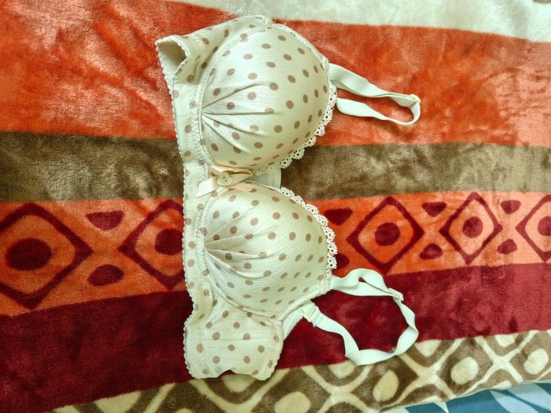 Off White Polka Dots BRA