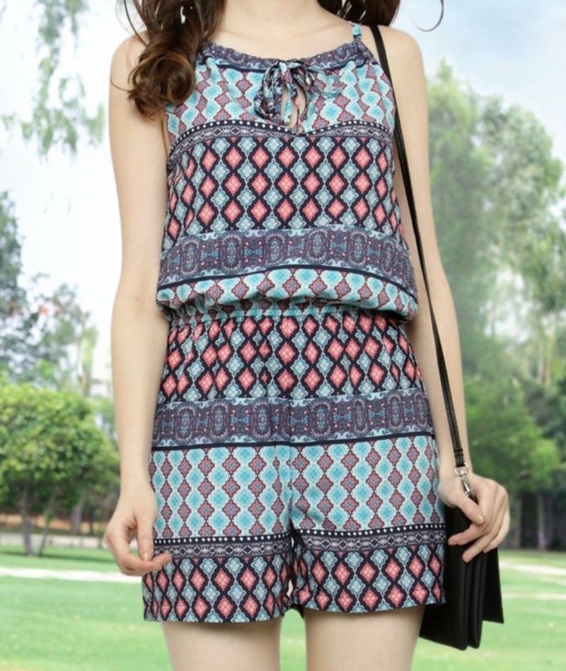 Patterned Romper