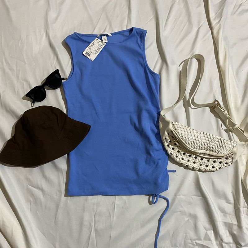 H&amp;M Blue Top In Size Small