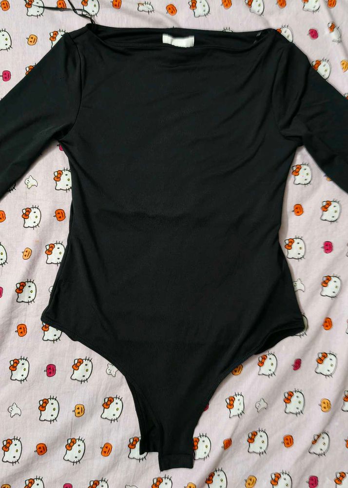 Black Long Sleeve Bodysuit