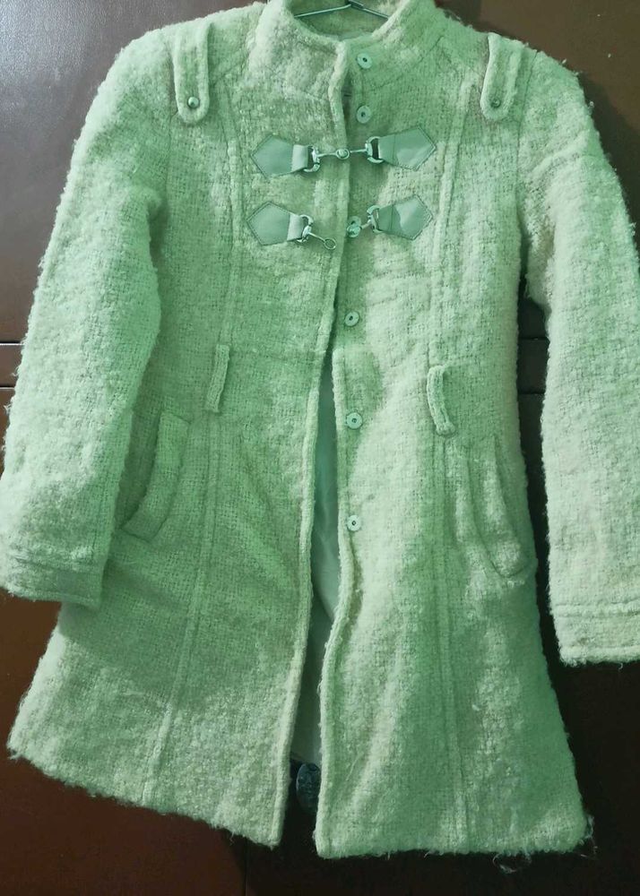 Stylish Wool Blend Coat