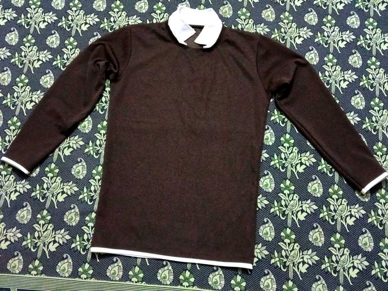 Brown Long Sleeve Shirt