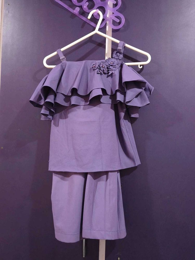 Cute Purple Girls&#39; Coord