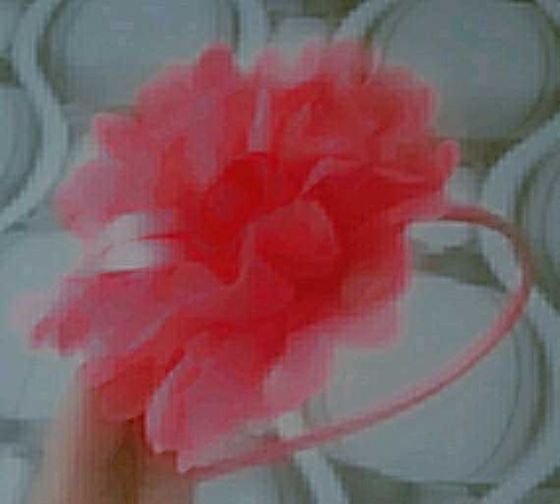 Pink Flower Headband