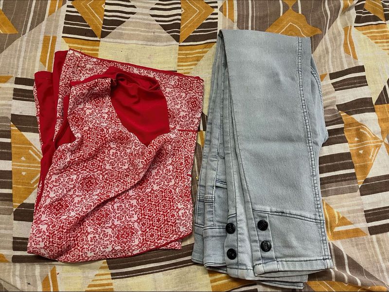 Stylish Kurta with Jeans