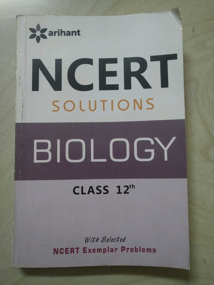 Arihant Biology NCERT Solutions Class 12th