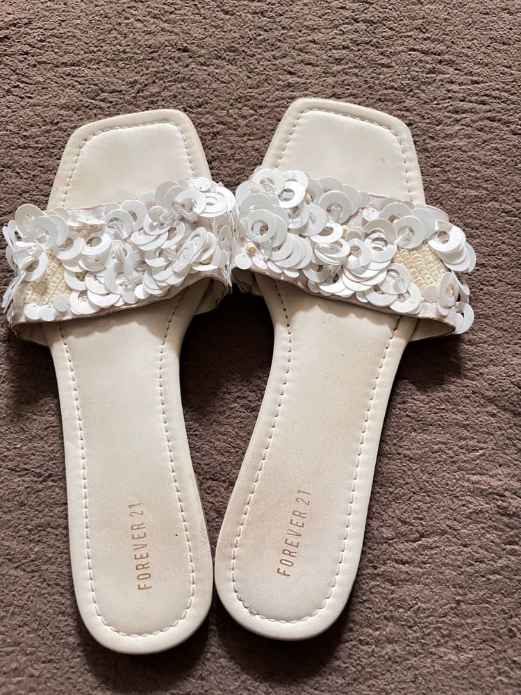Forever 21 Sequin Slides