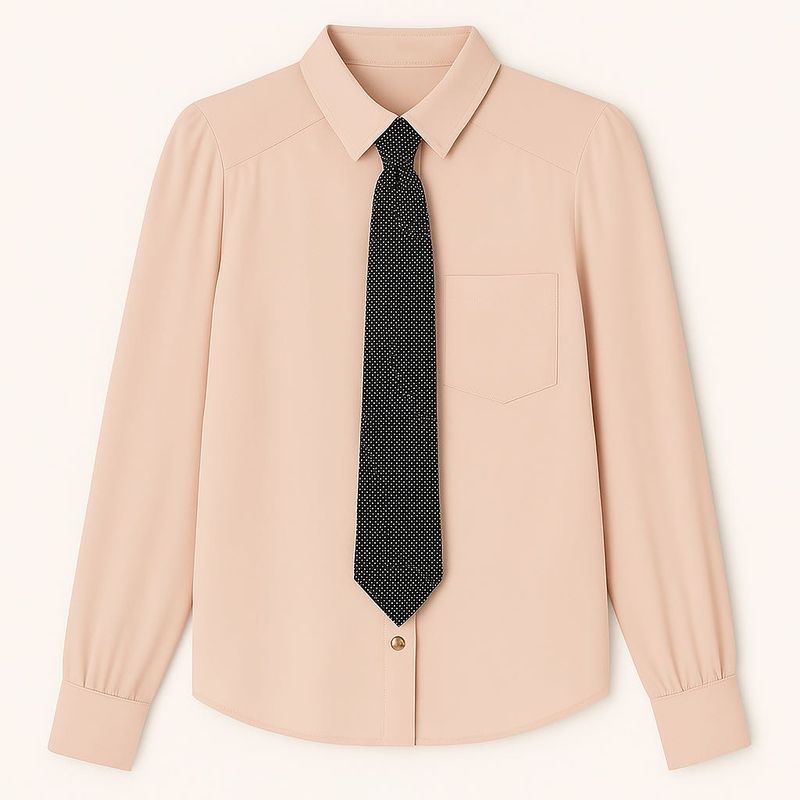 Peach Long Sleeve Shirt