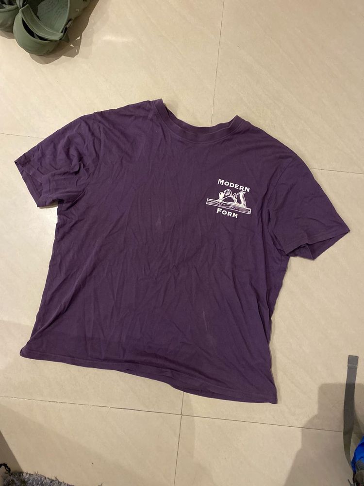 Purple Graphic T-Shirt