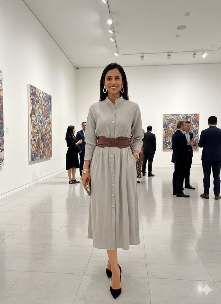 🖤Effortless Chic! The Pleated Power Dress 🖤