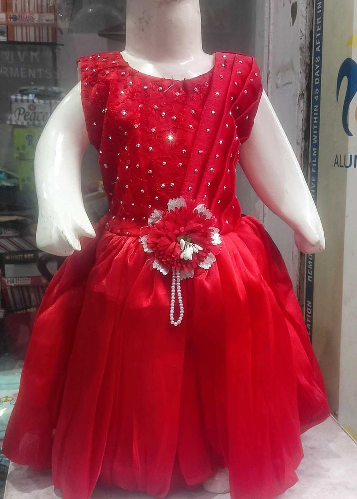 Adorable Red Party Dress