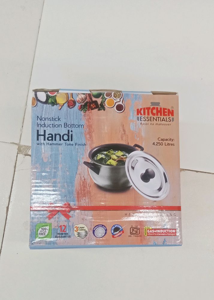 Kitchen Essentials Non Stick Induction Base Handi With Lid