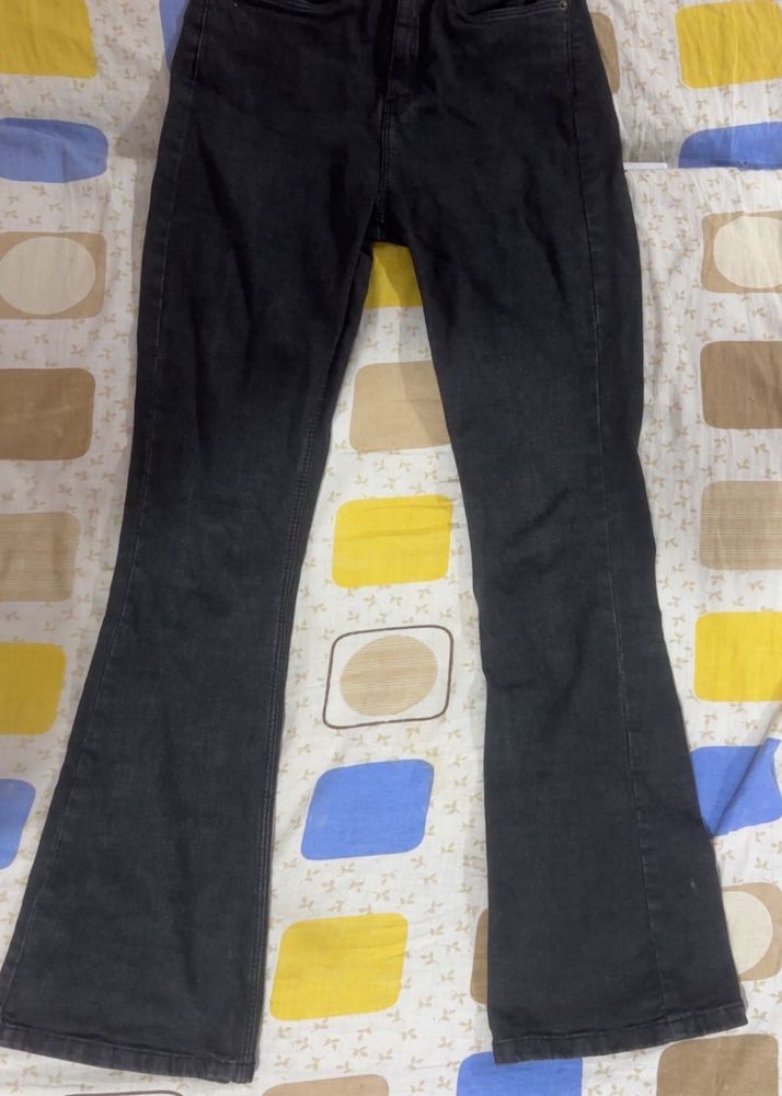 Black Flare Jeans