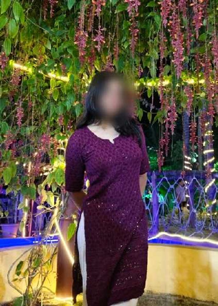 Burgundy Sequined Kurti