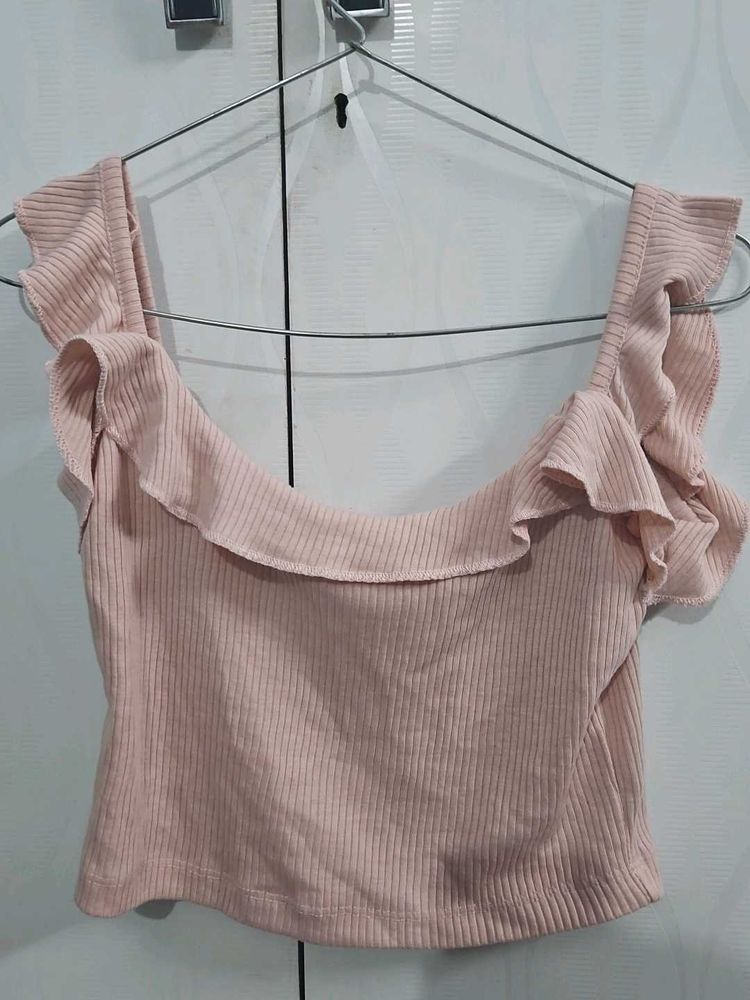 Ruffled Crop Top