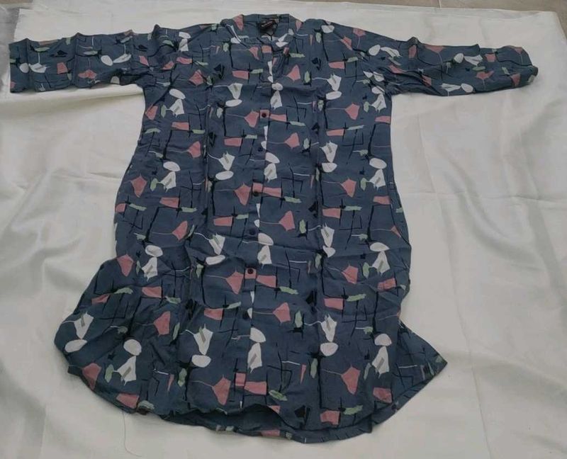 Patterned Casual Dress