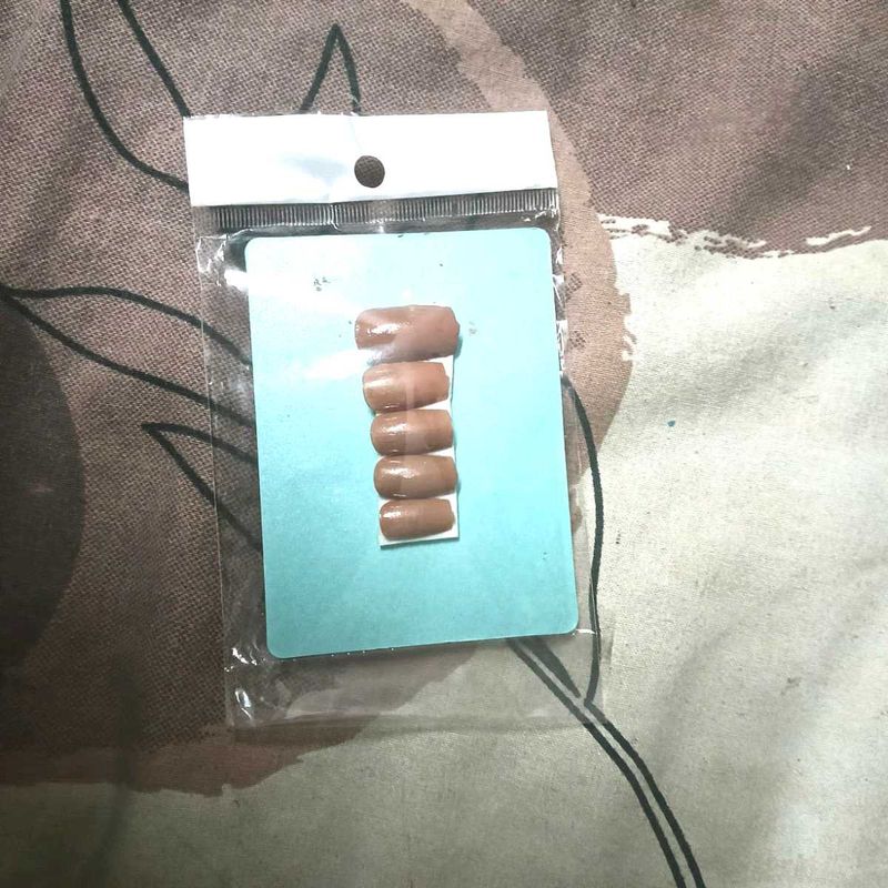 Press On Nails - Brown