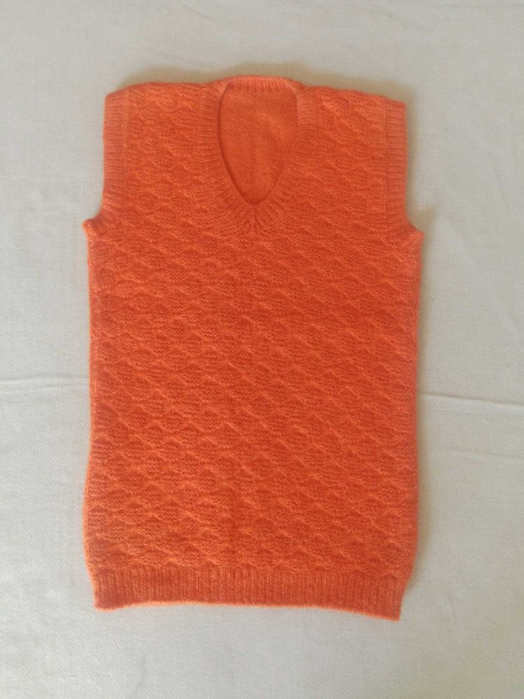 Hand Woven Sweater (Orange 🧡)