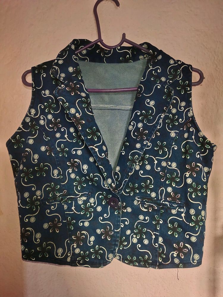 Floral print Crop jacket