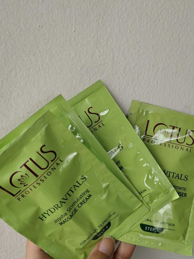 Lotus Hydravitals Facial Kit Single Use