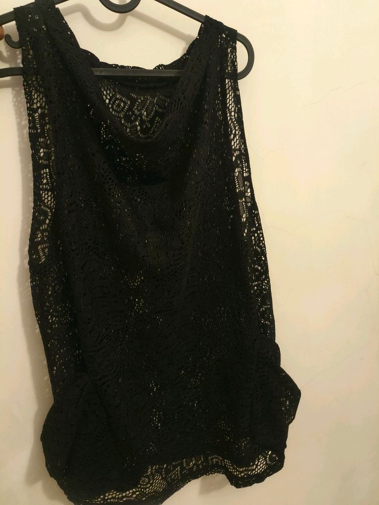 Black Lace Top