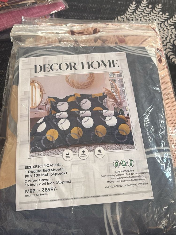 Decor Home Double Bedsheet