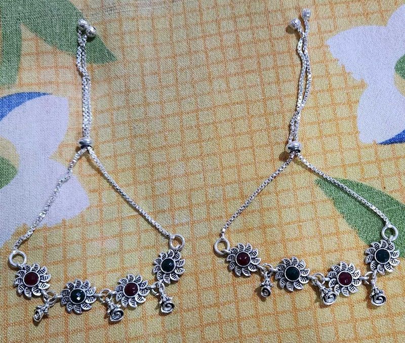 Oxidised Anklet