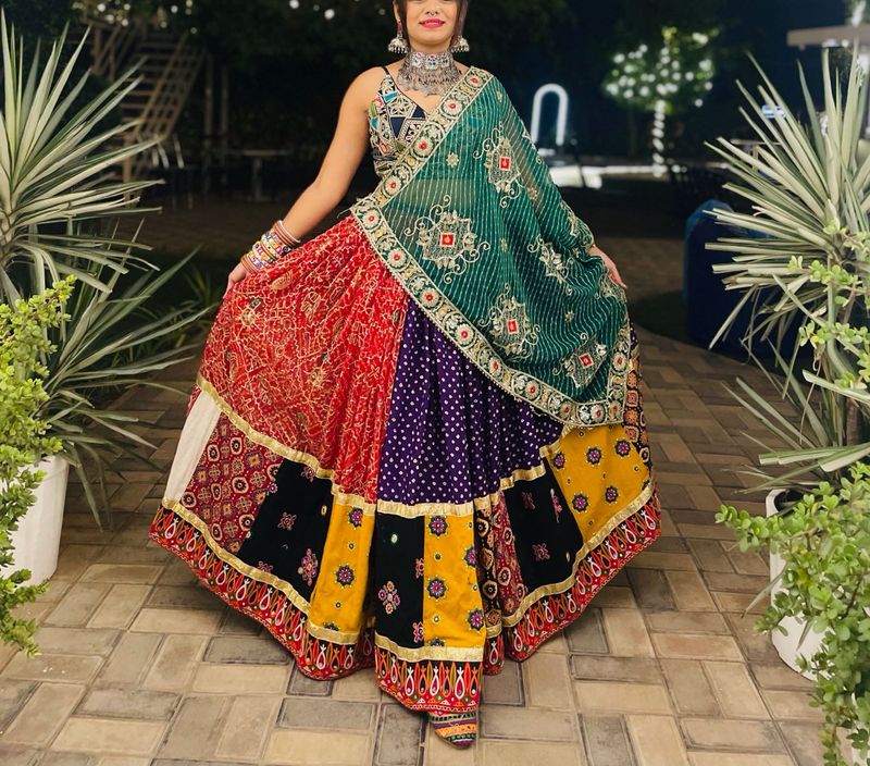Navratri Style heavy choli
