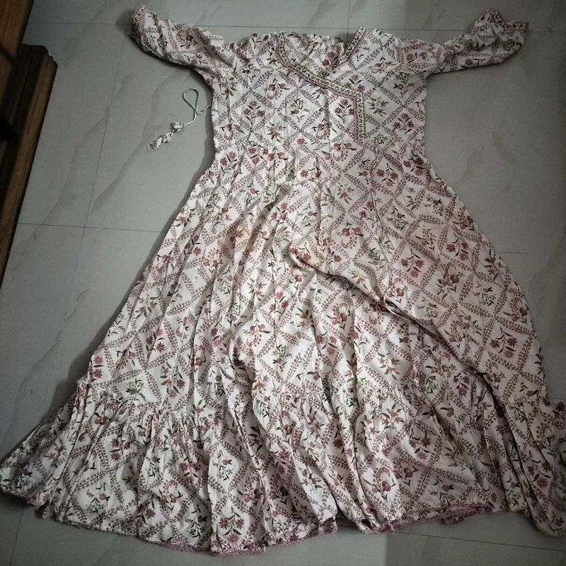 Floral Print Kurta