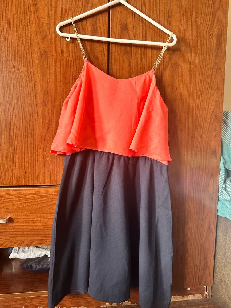 Chic Two-Tone Dress