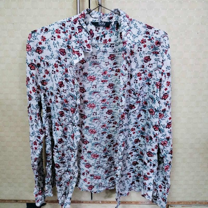 Floral Print Long Sleeve Top