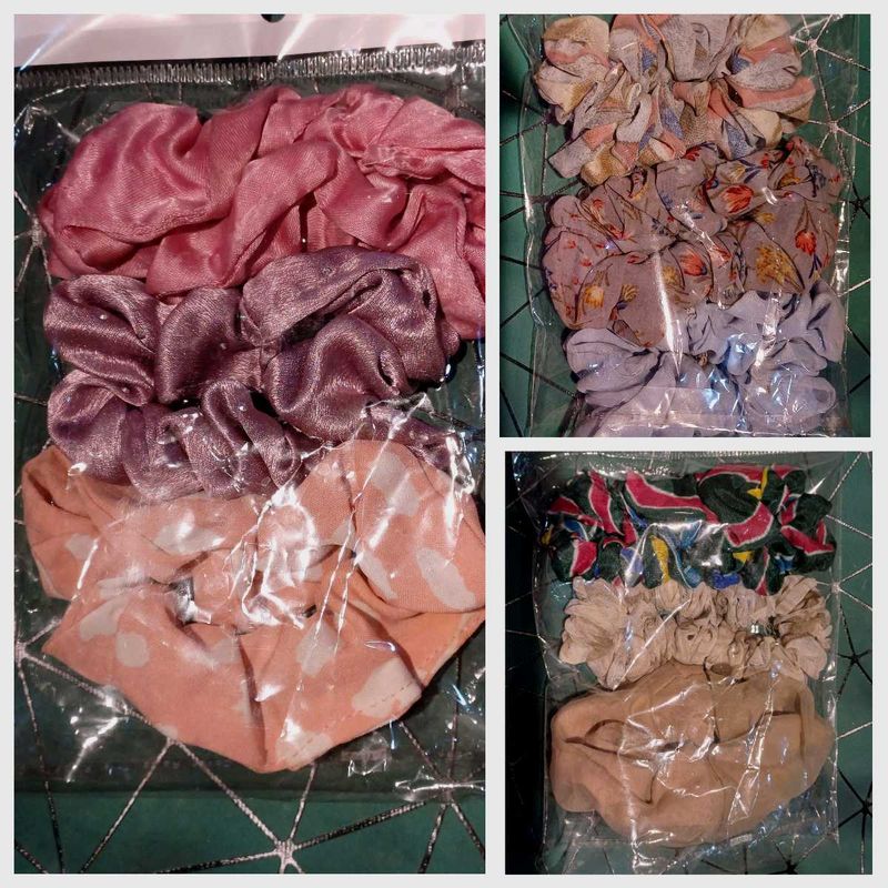 9 Scrunchie Set: Variety Pack