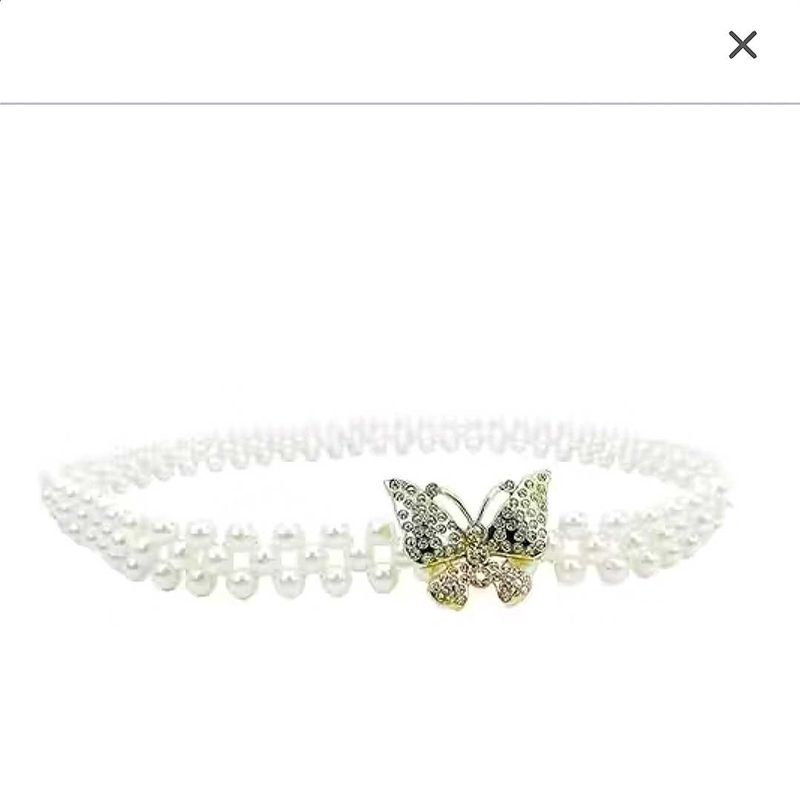 Pearl Waist Belt Chain Adjustable