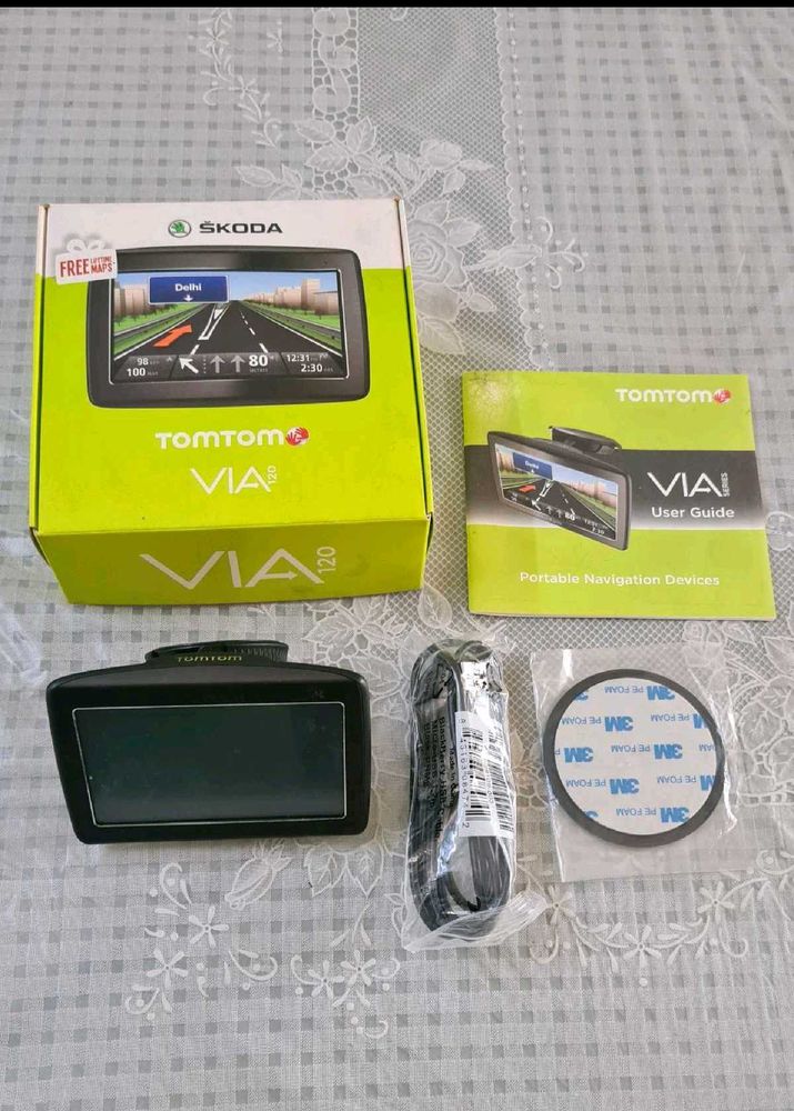 TomTom Via 120 Gps Navigation Device New