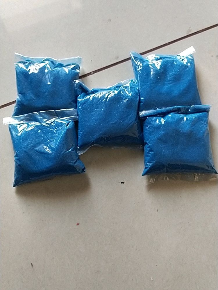5pc Blue Color For Rangoli