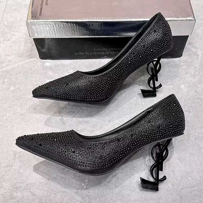 YSL GLITTER HEELS ALL SIZE