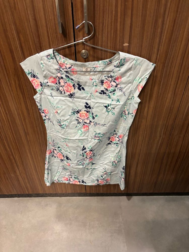 Printed Short Dress - Multicolour