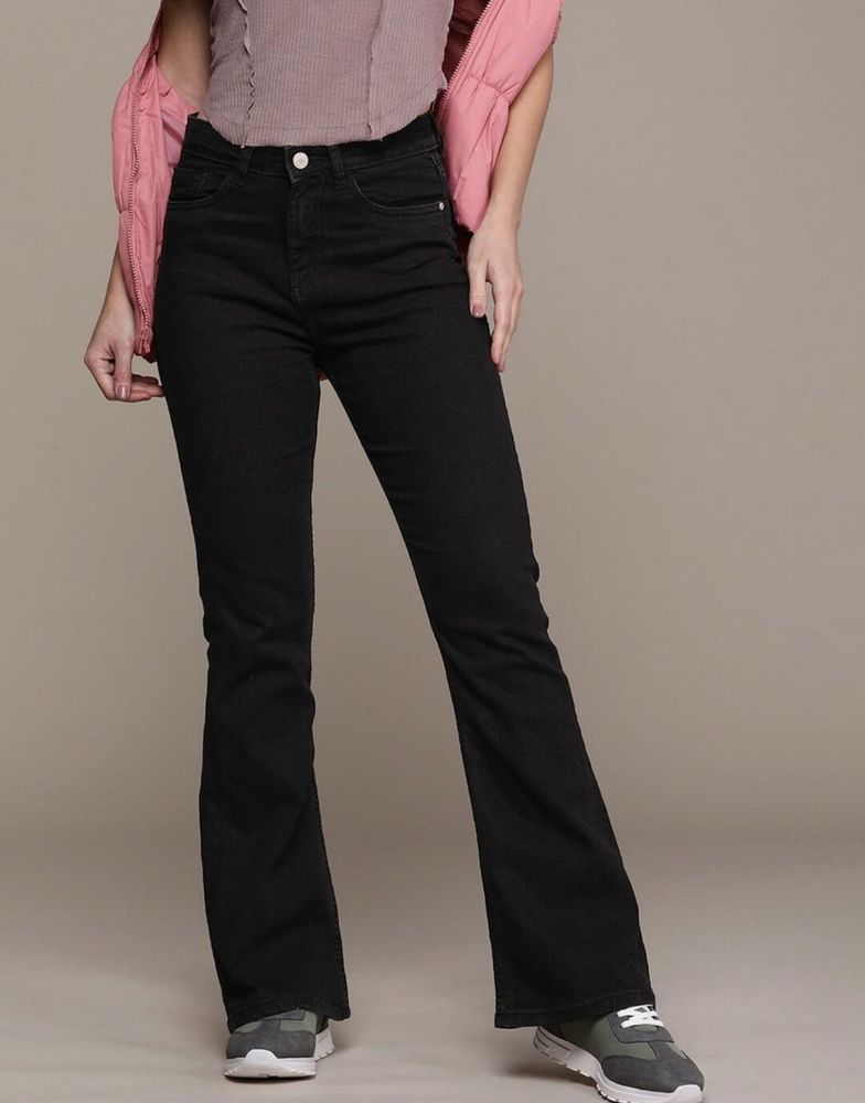 Black Flared Jeans