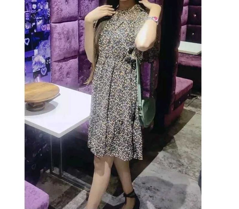 Floral Print Mini Dress