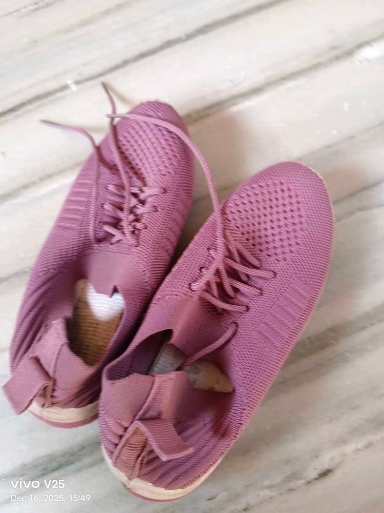 Mauve Casual Shoes