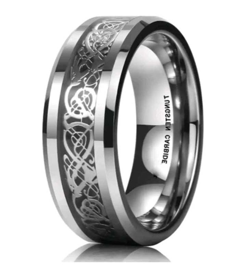 Dragon Celtic Stainless Steel Ring