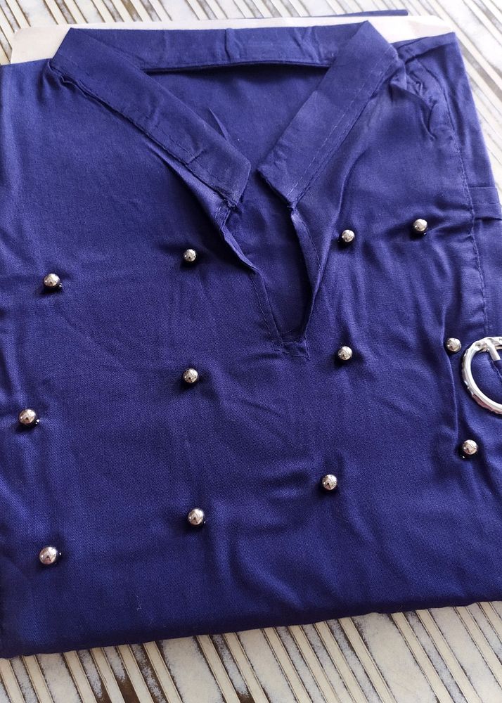Women Fashionable Round Neck Kurti