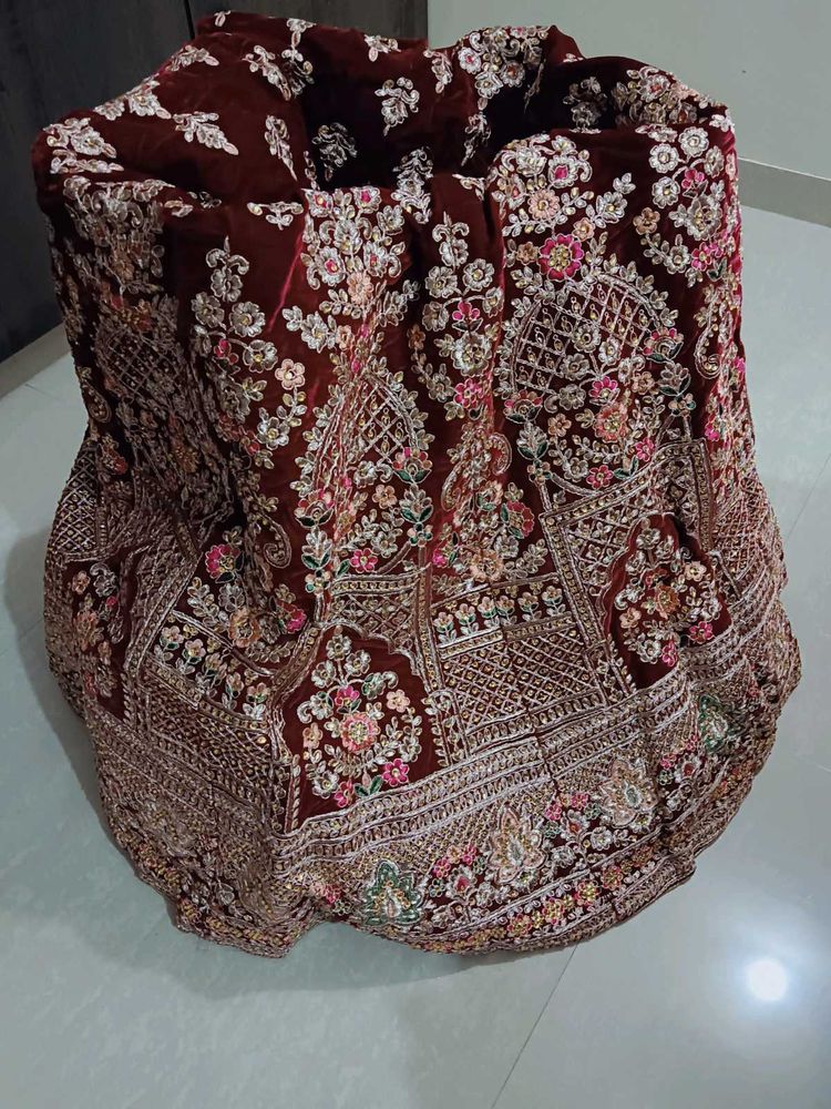 New Unstitched Bridel Lahenga
