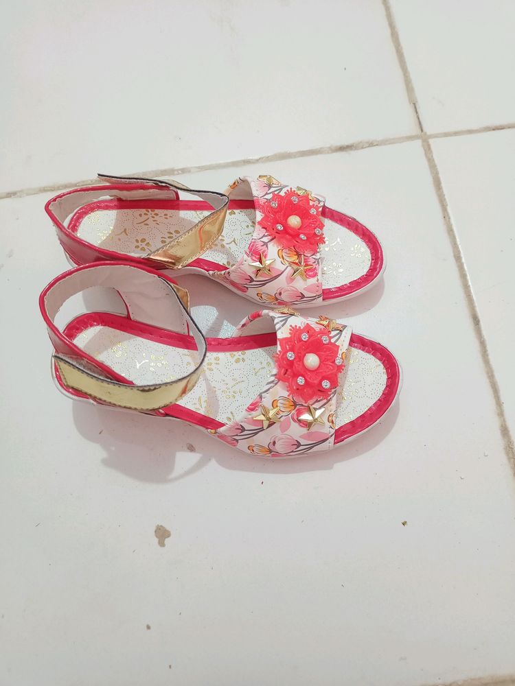 Red&amp; White Colour Footwear