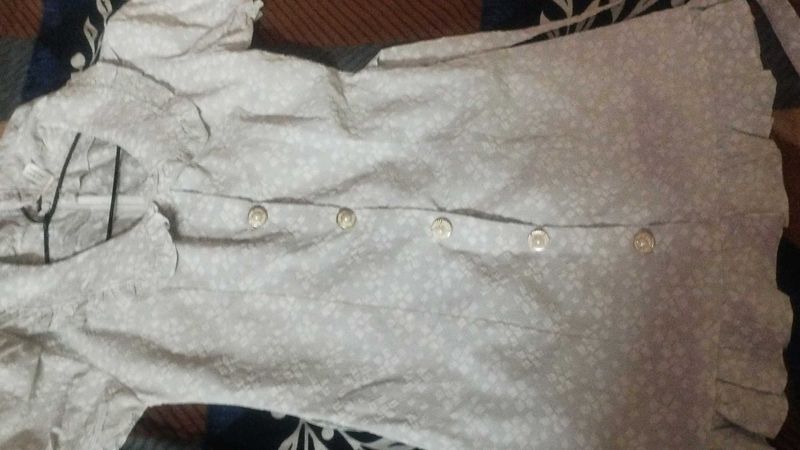 Vintage Floral Button-Down Mini Dress