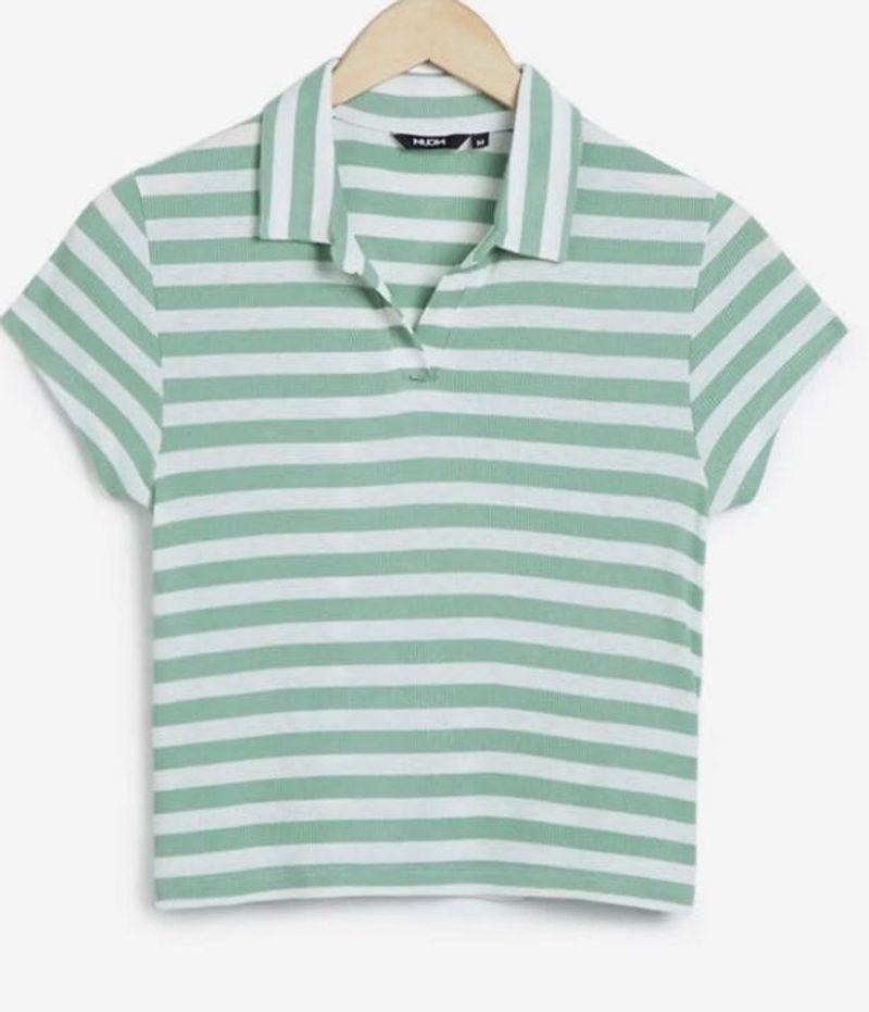 Westside Polo neck crop Top