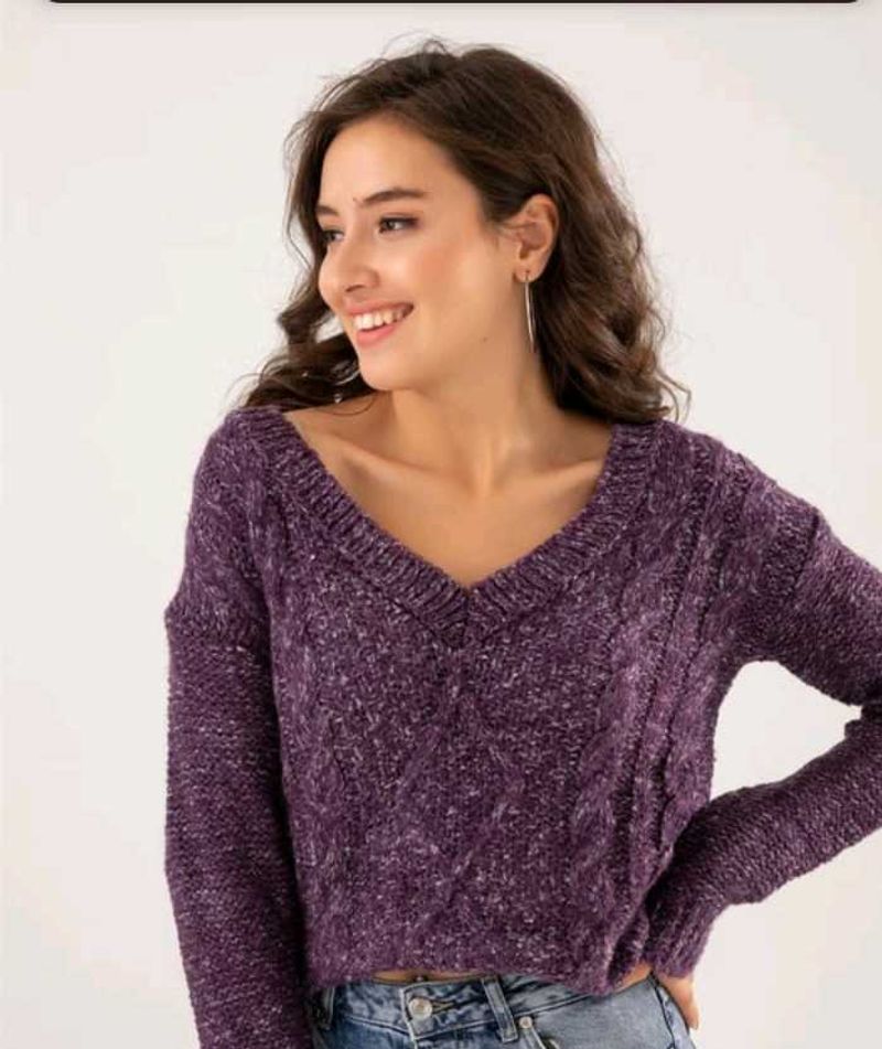 Branded Sweater Top