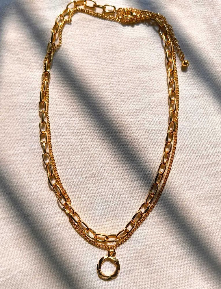Gold Aesthetic Necklace